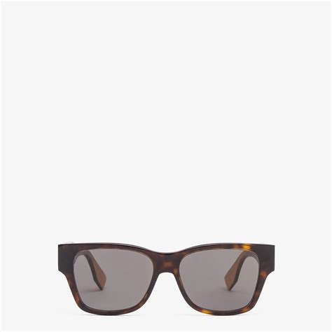 fendi dark havana sunglasses on face|Fendi sunglasses catalogue.